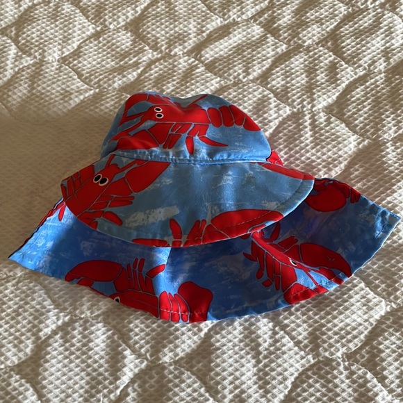 The Original Flap Happy Hat, Size Small, Blue/Red/Black - Picture 8 of 10